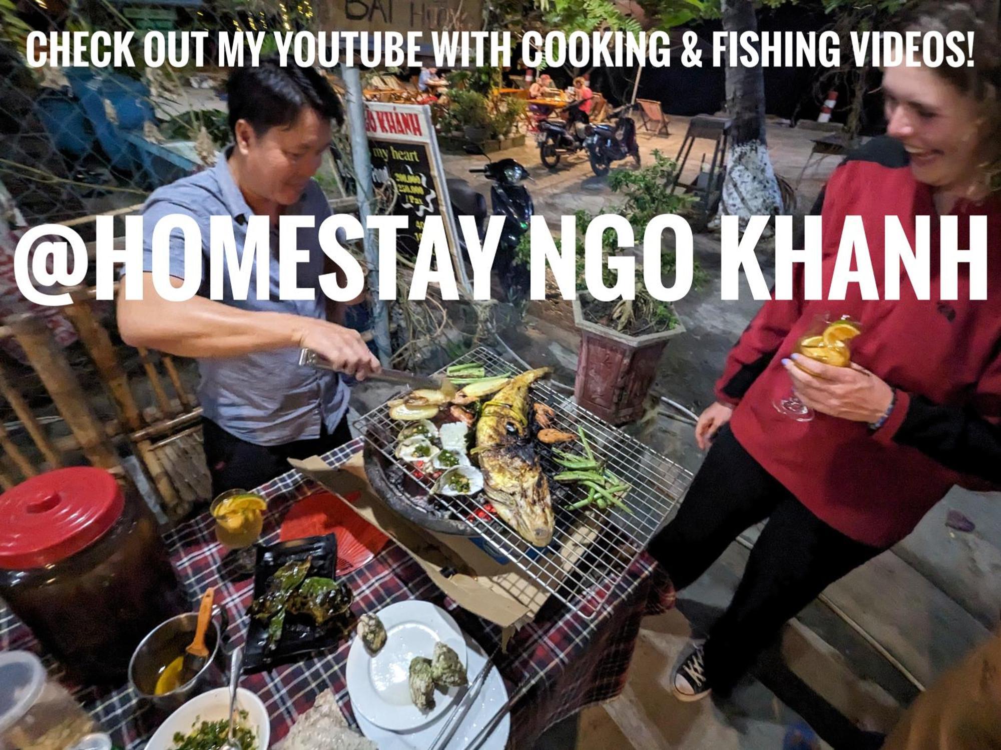 Ngo Khanh Homestay Tân Hiệ Esterno foto